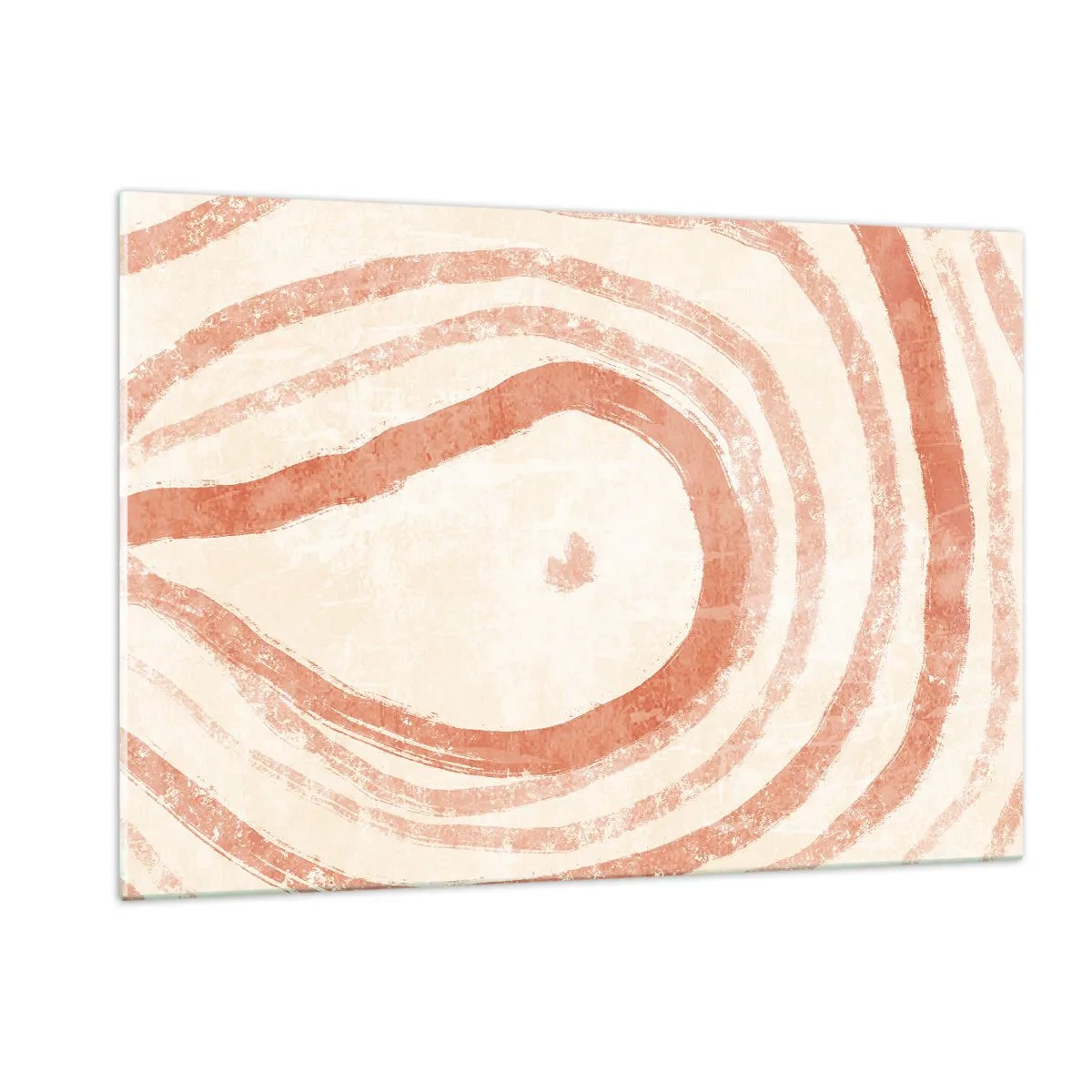 Glastavla - Bild på glas - Korallringar - komposition - 120x80 cm