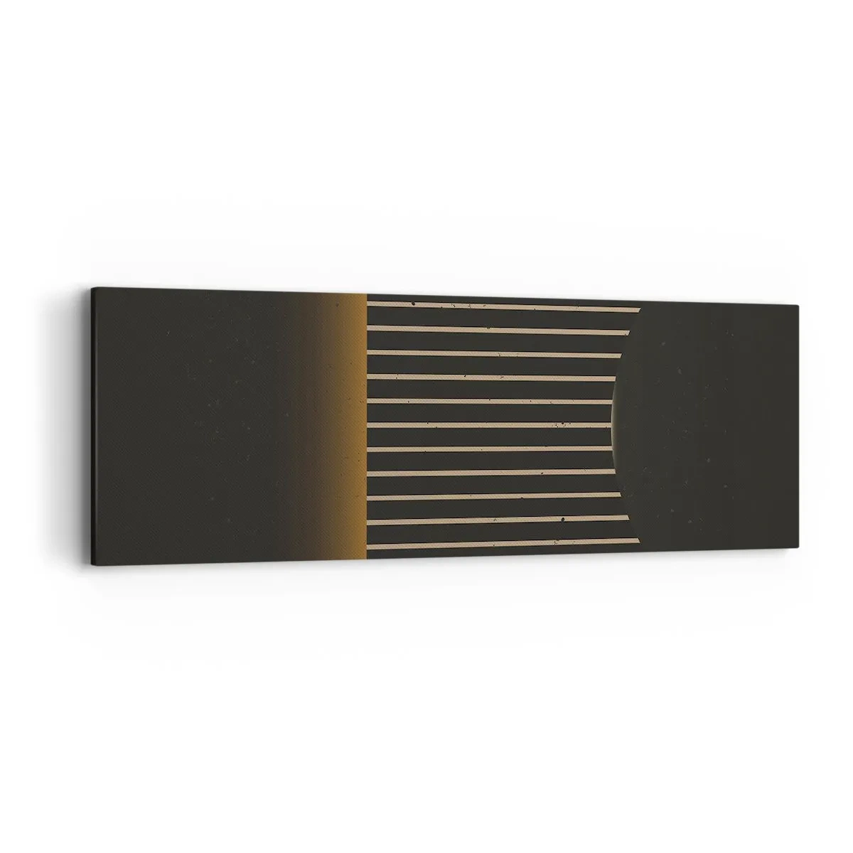 Canvastavla - Bild på duk - Utforska mörkret - 90x30 cm