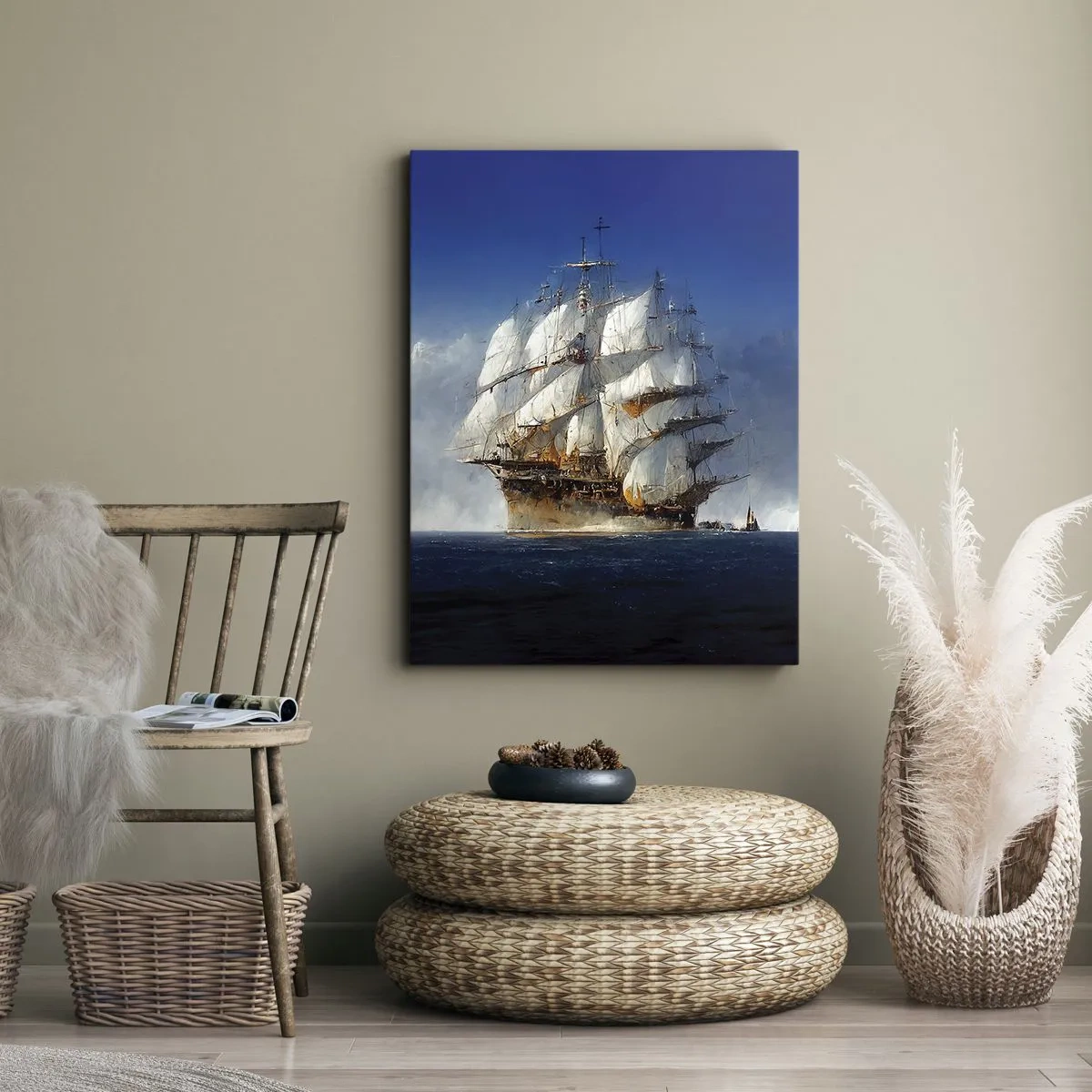 Canvastavla - Bild på duk - The great glory! - 45x80 cm