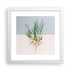 Affisch i vit ram - Pastellens subtilitet - 30x30 cm