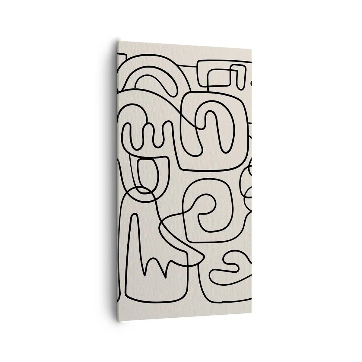 Canvastavla - Bild på duk - Följ spåret - 65x120 cm