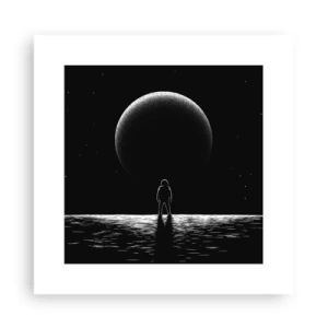 Affisch - Ansikte mot ansikte - 30x30 cm