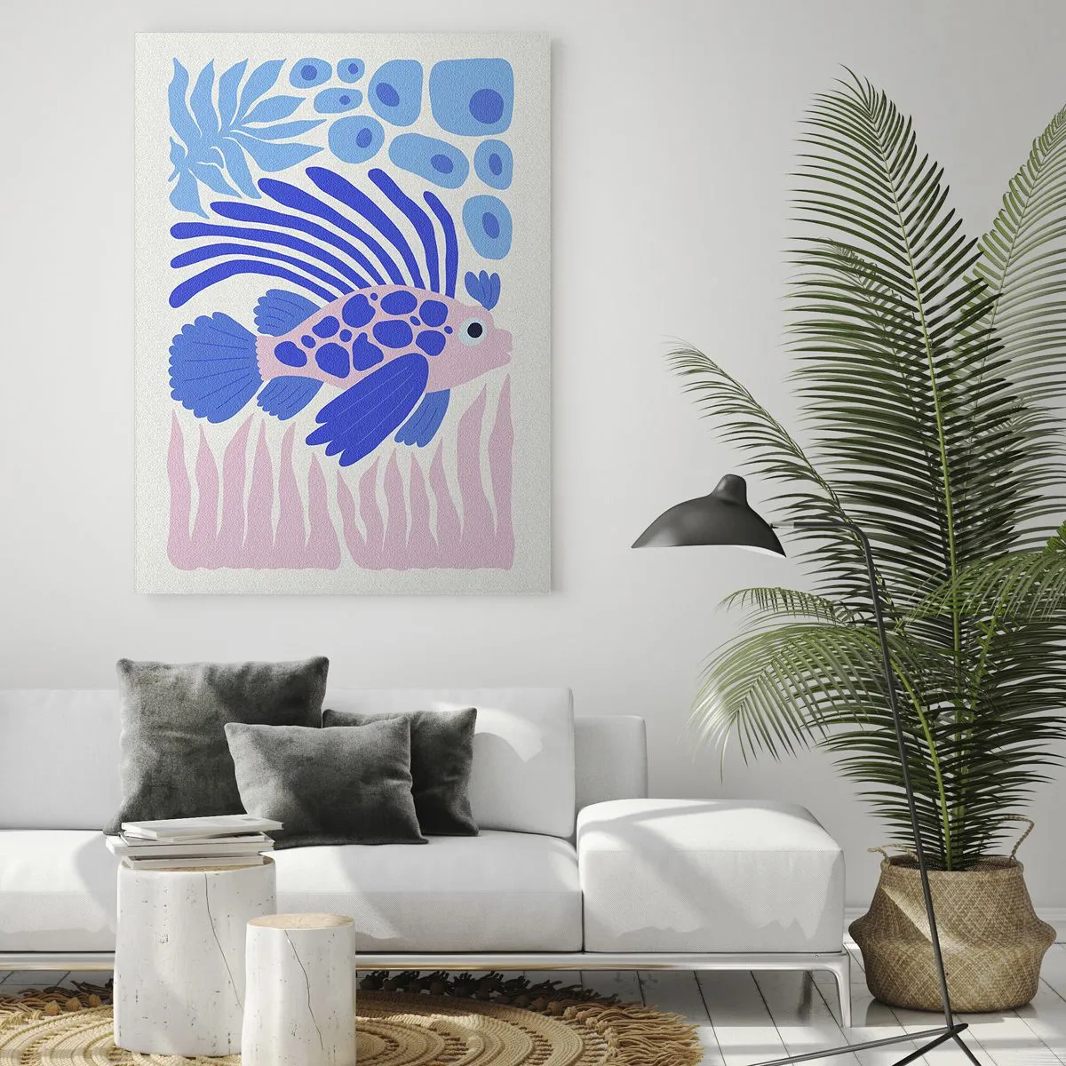 Glastavla - Bild på glas - I sitt rätta miljö - 50x70 cm