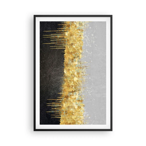 Affisch i svart ram - Inåt och uppåt - 61x91 cm