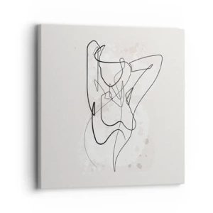 Canvastavla - Bild på duk - Konsten att förföra - 30x30 cm