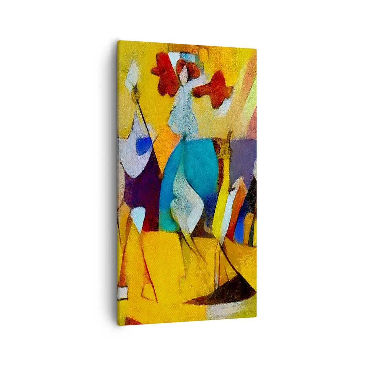 Canvastavla - Bild på duk - Sol - liv -glädje - 55x100 cm