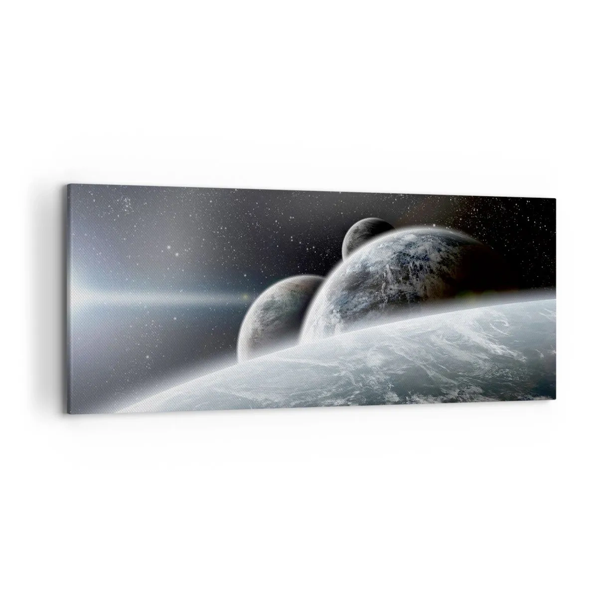 Canvastavla - Bild på duk - Sfärers rymdmusik - 120x50 cm