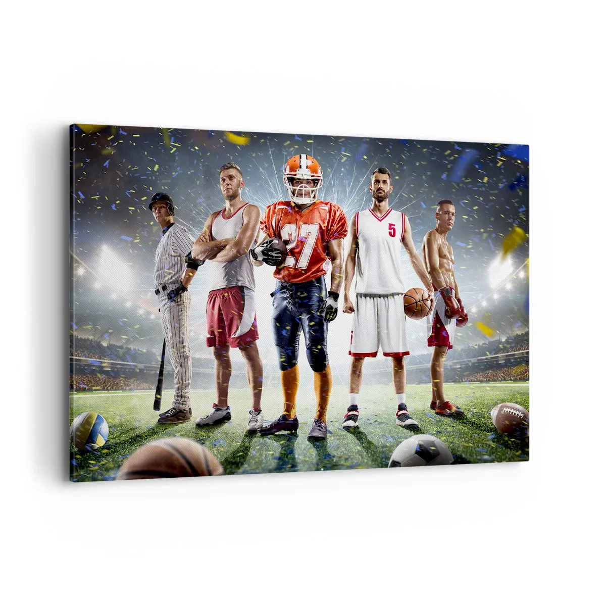 Canvastavla - Bild på duk - Arenornas gladiatorer - 100x70 cm