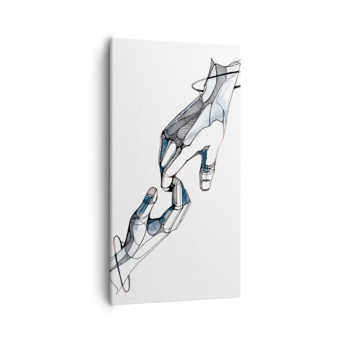 Canvastavla - Bild på duk - God gest - 55x100 cm