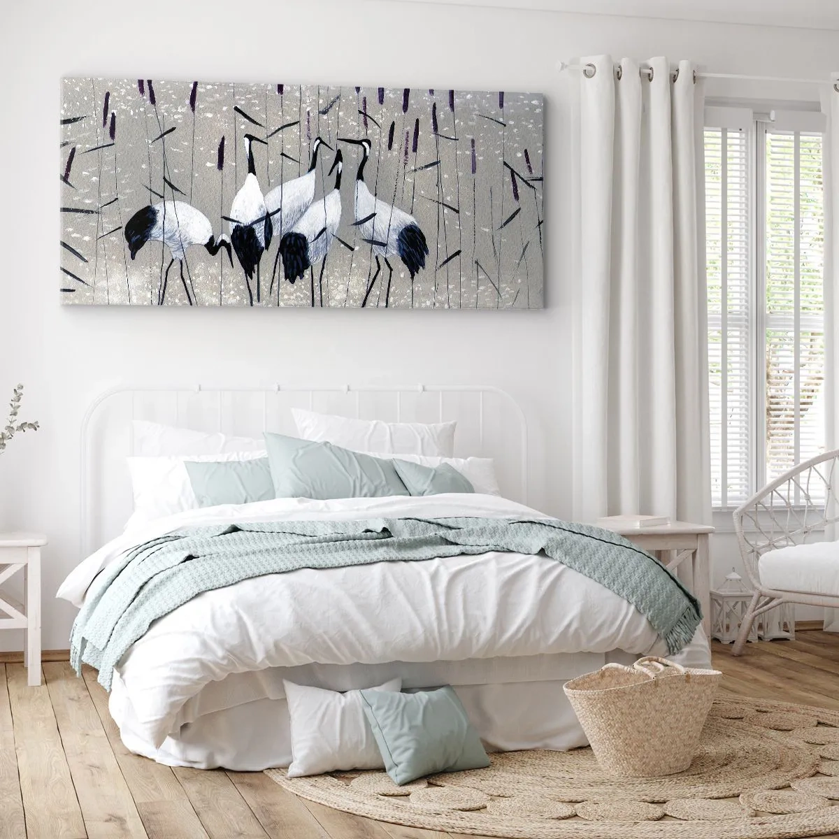 Canvastavla - Bild på duk - Bland sina - 100x40 cm