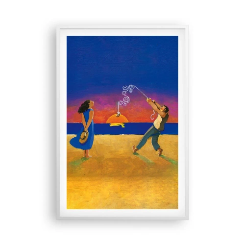 Affisch i vit ram - Mer än en stjärna från himlen - 61x91 cm