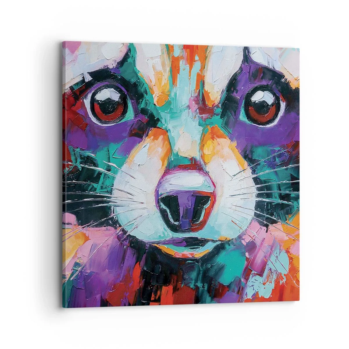 Canvastavla - Bild på duk - Enbart goda emotioner - 70x70 cm