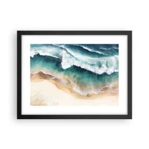 Affisch i svart ram - Ett evigt möte - 40x30 cm