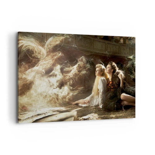 Canvastavla - Bild på duk - Och så blev det poesi - 100x70 cm