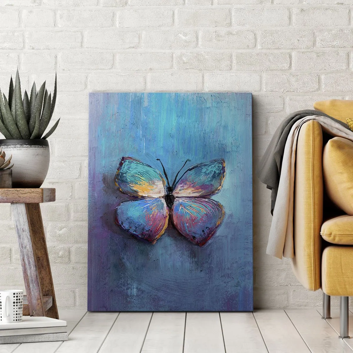 Canvastavla - Bild på duk - I full charm - 65x120 cm