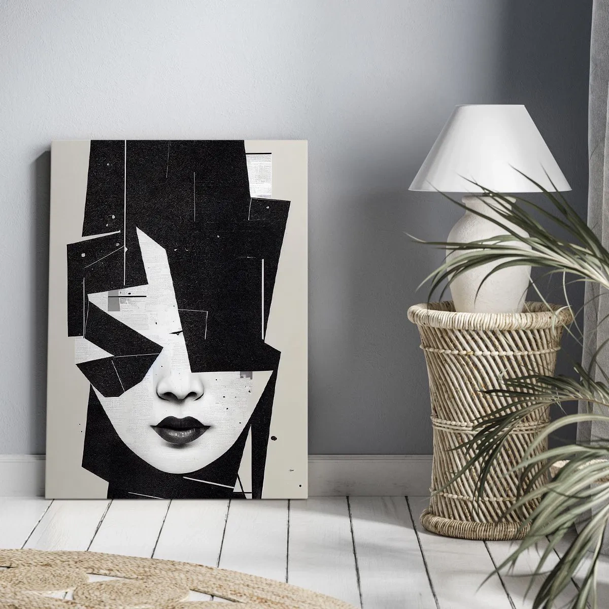 Canvastavla - Bild på duk - Djupt dold - 70x100 cm