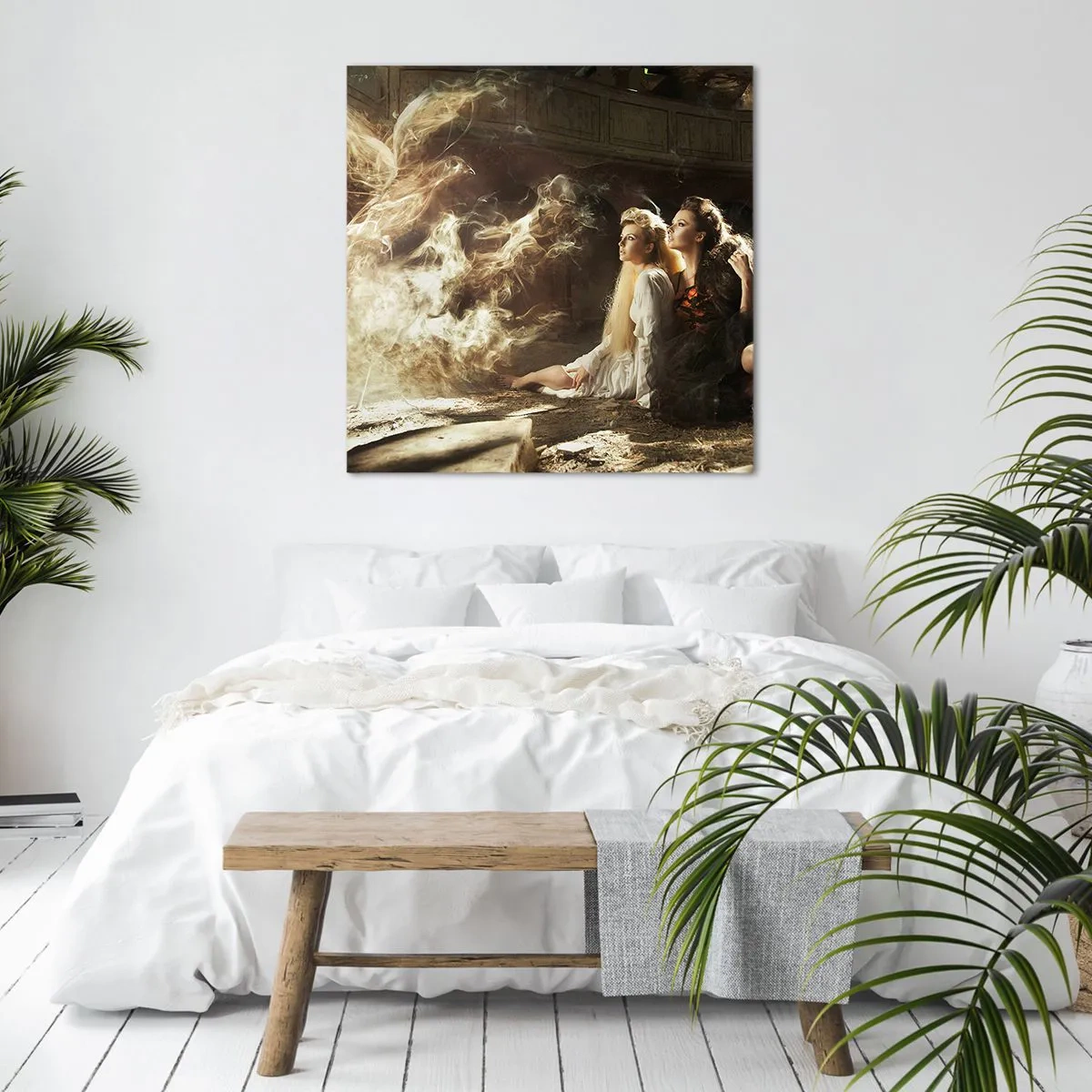 Canvastavla - Bild på duk - Och så blev det poesi - 40x40 cm