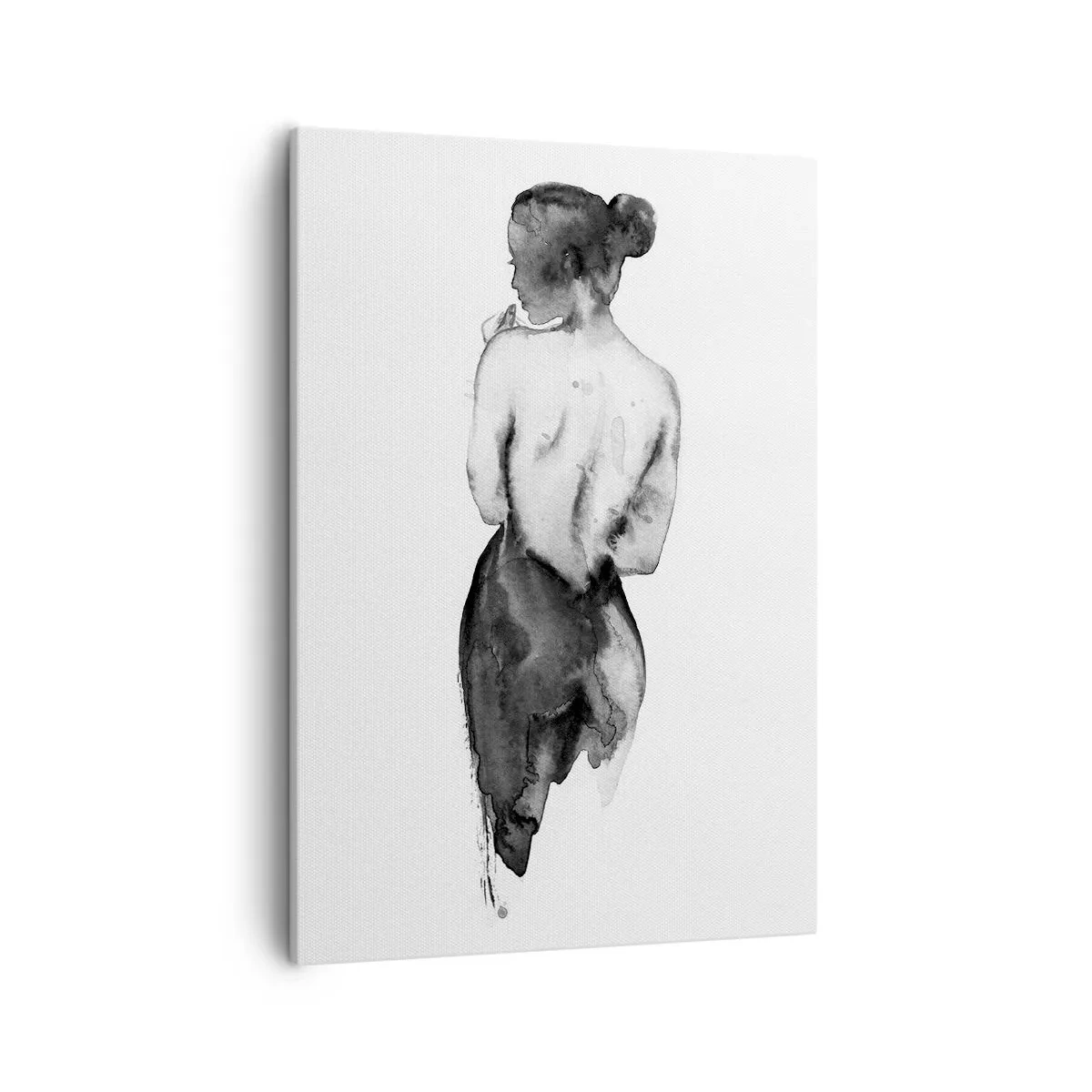 Canvastavla - Bild på duk - Världen försvinner i hennes närvaro - 50x70 cm