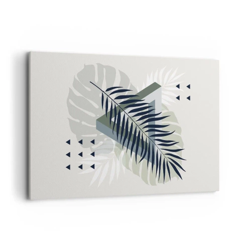 Canvastavla - Bild på duk - Natur och geometri – två ordningar? - 120x80 cm