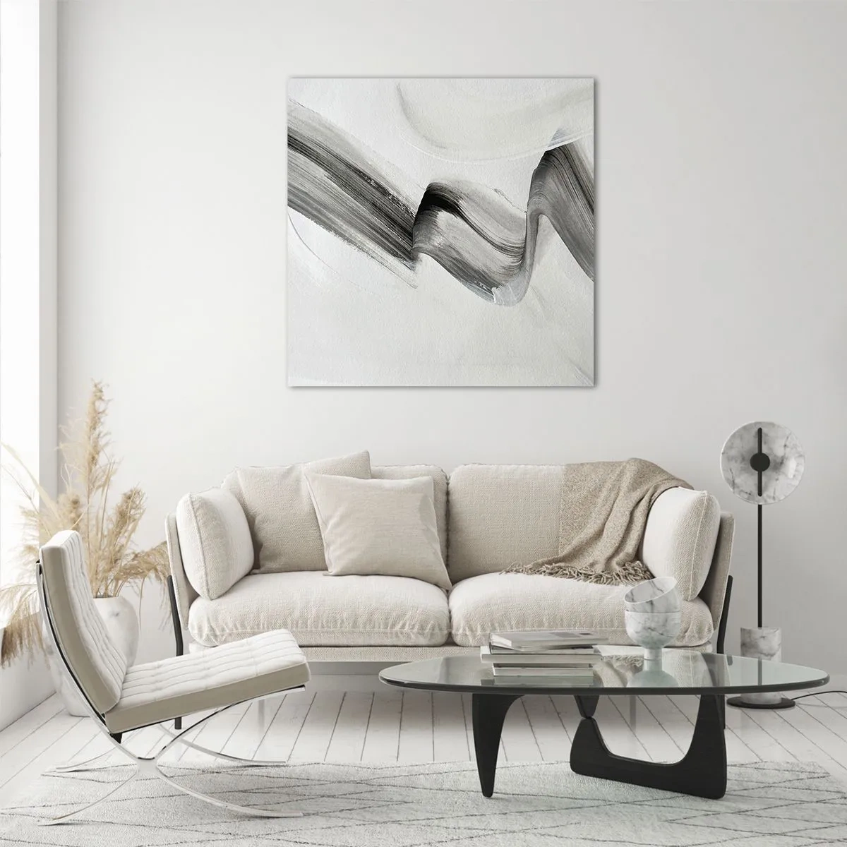 Glastavla - Bild på glas - Bara för skojs skull - 70x70 cm