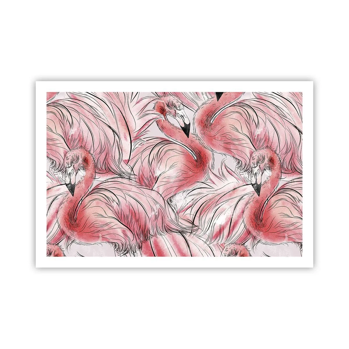 Affisch - Fåglarnas corps de ballet - 91x61 cm