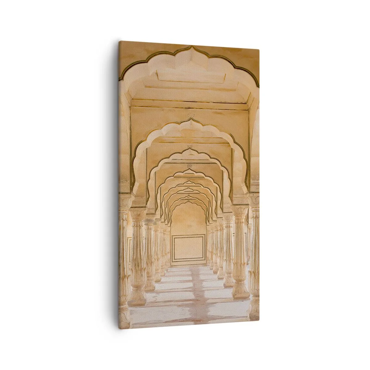 Canvastavla - Bild på duk - I maharajas palats - 55x100 cm