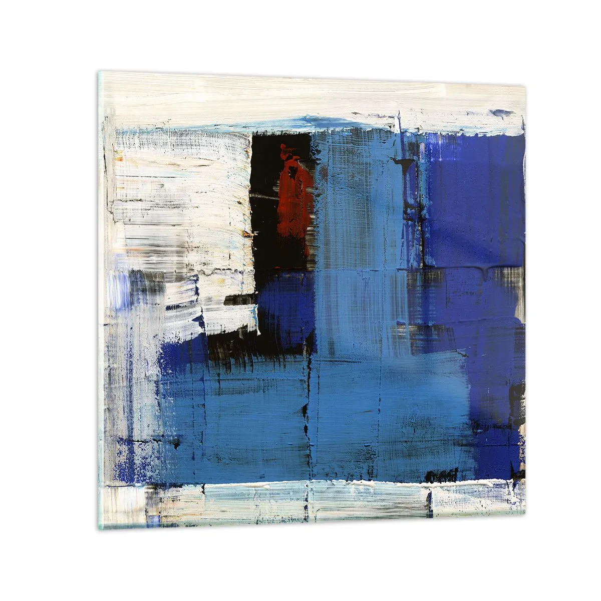 Glastavla - Bild på glas - Det blåas hemlighet - 40x40 cm
