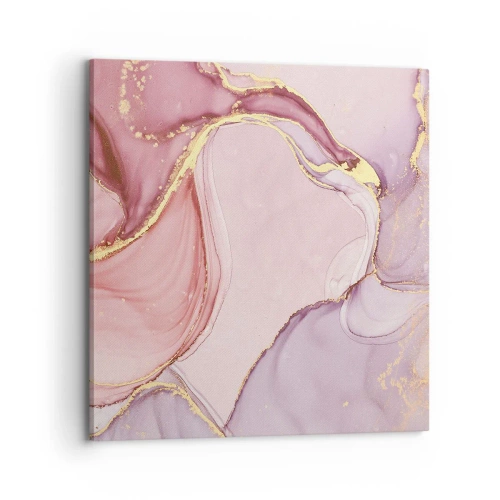 Canvastavla - Bild på duk - Färgernas smek - 70x70 cm