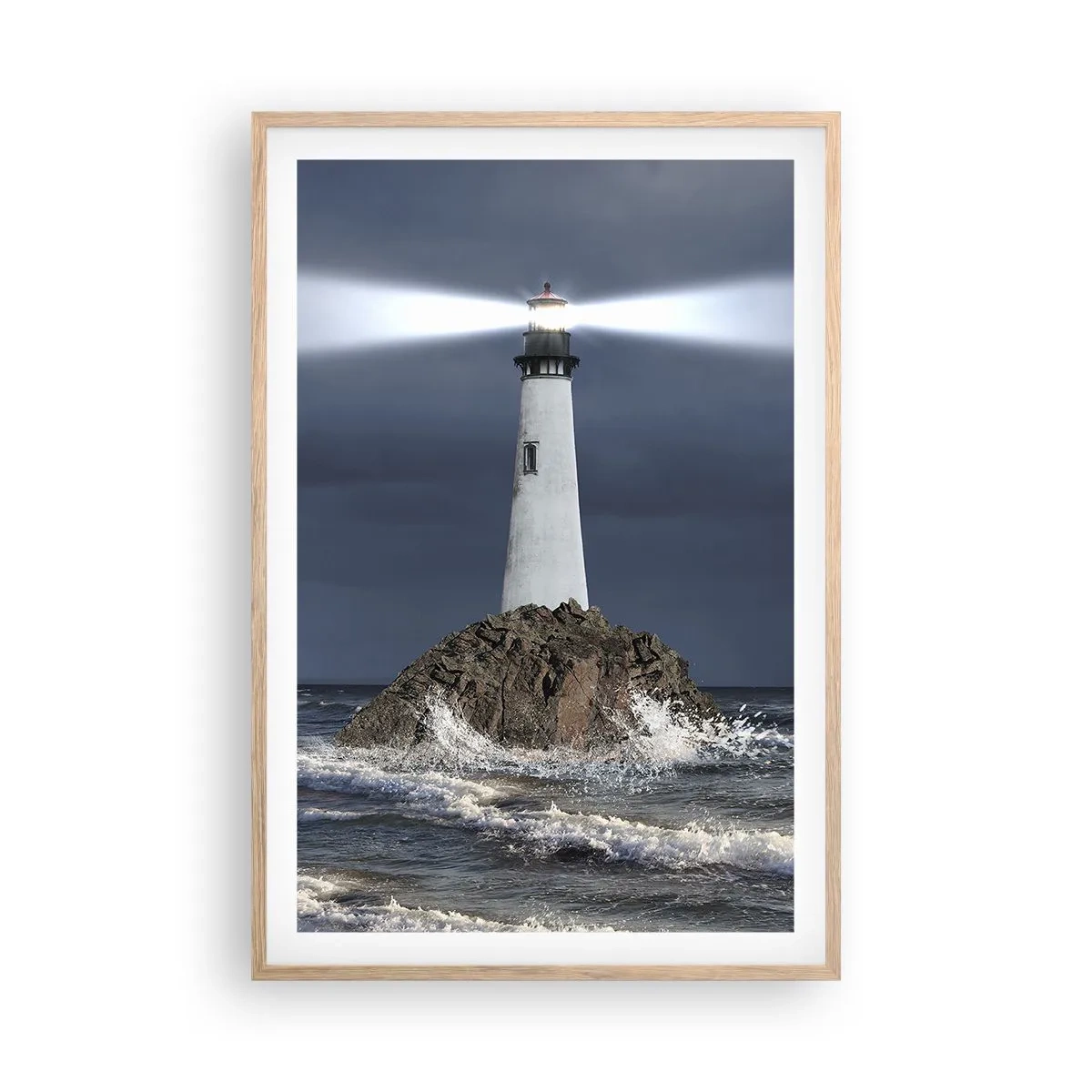 Affisch i ram av ljusek - Här...här...här! - 61x91 cm