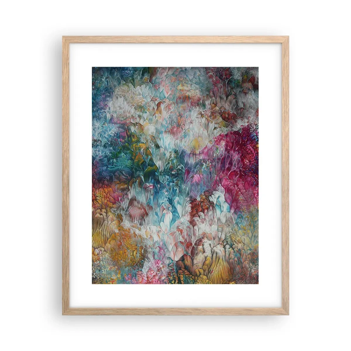 Affisch i ram av ljusek - I full blom - 40x50 cm