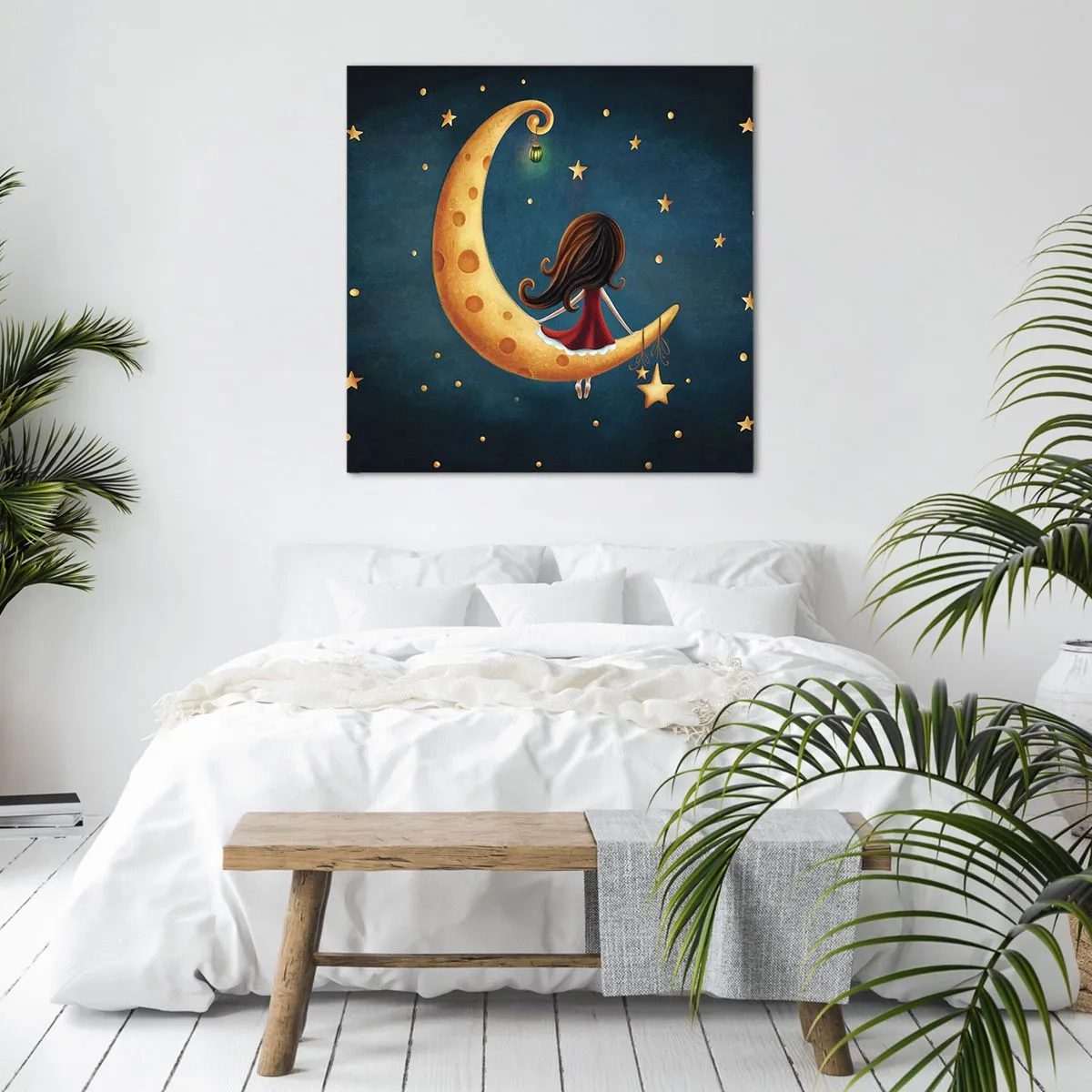 Canvastavla - Bild på duk - En gång i tiden... - 70x70 cm