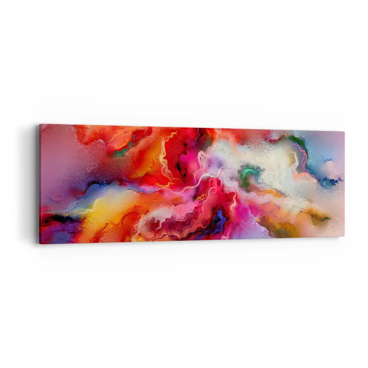 Canvastavla - Bild på duk - Fåna drömmarna - rök - 90x30 cm