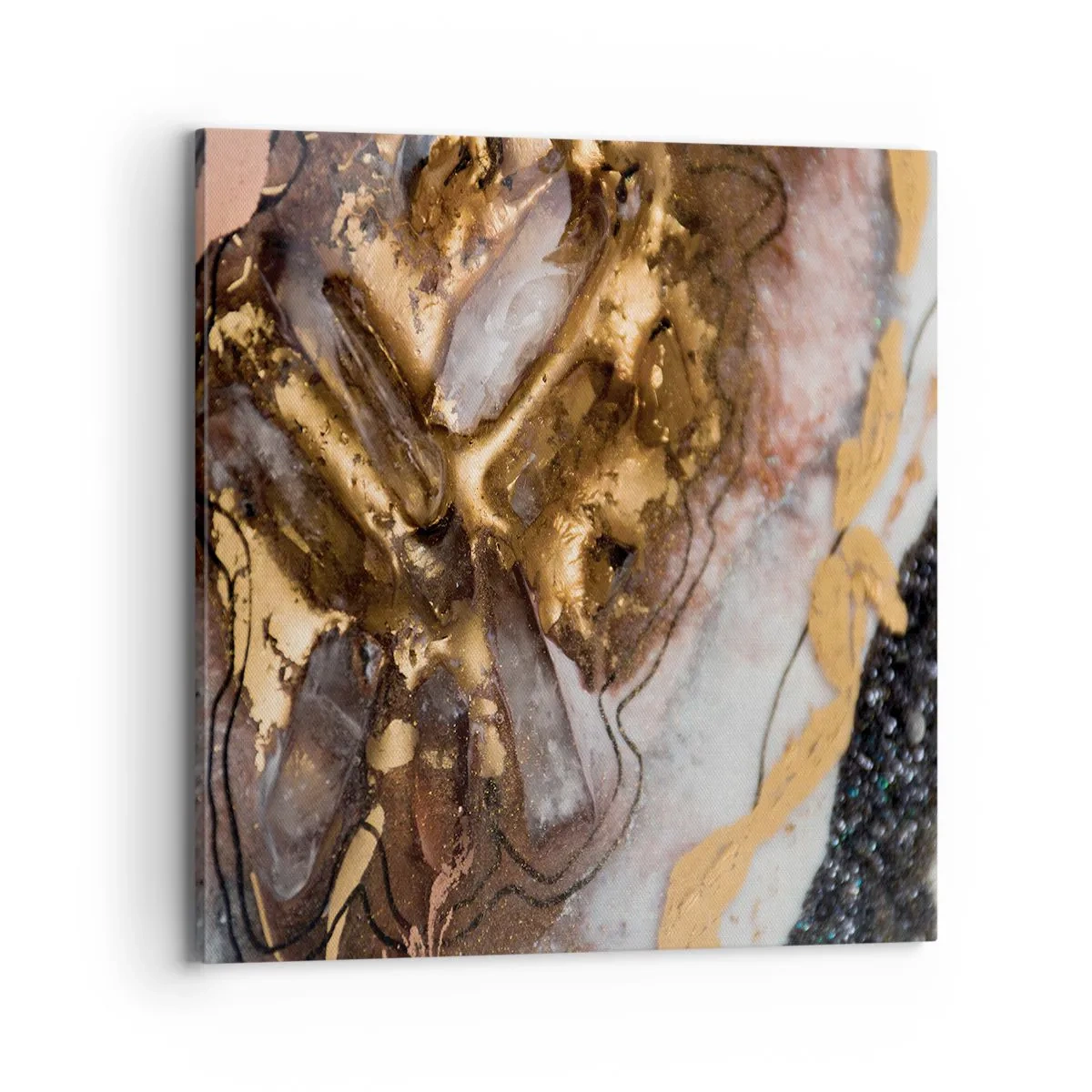 Canvastavla - Bild på duk - Jordens element - 70x70 cm