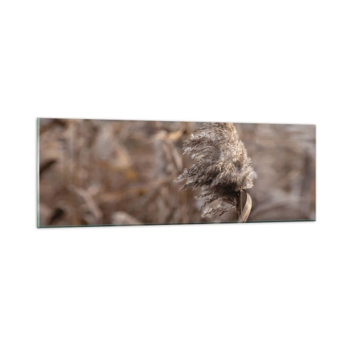 Glastavla - Bild på glas - Dags att flyga bort med vinden - 90x30 cm