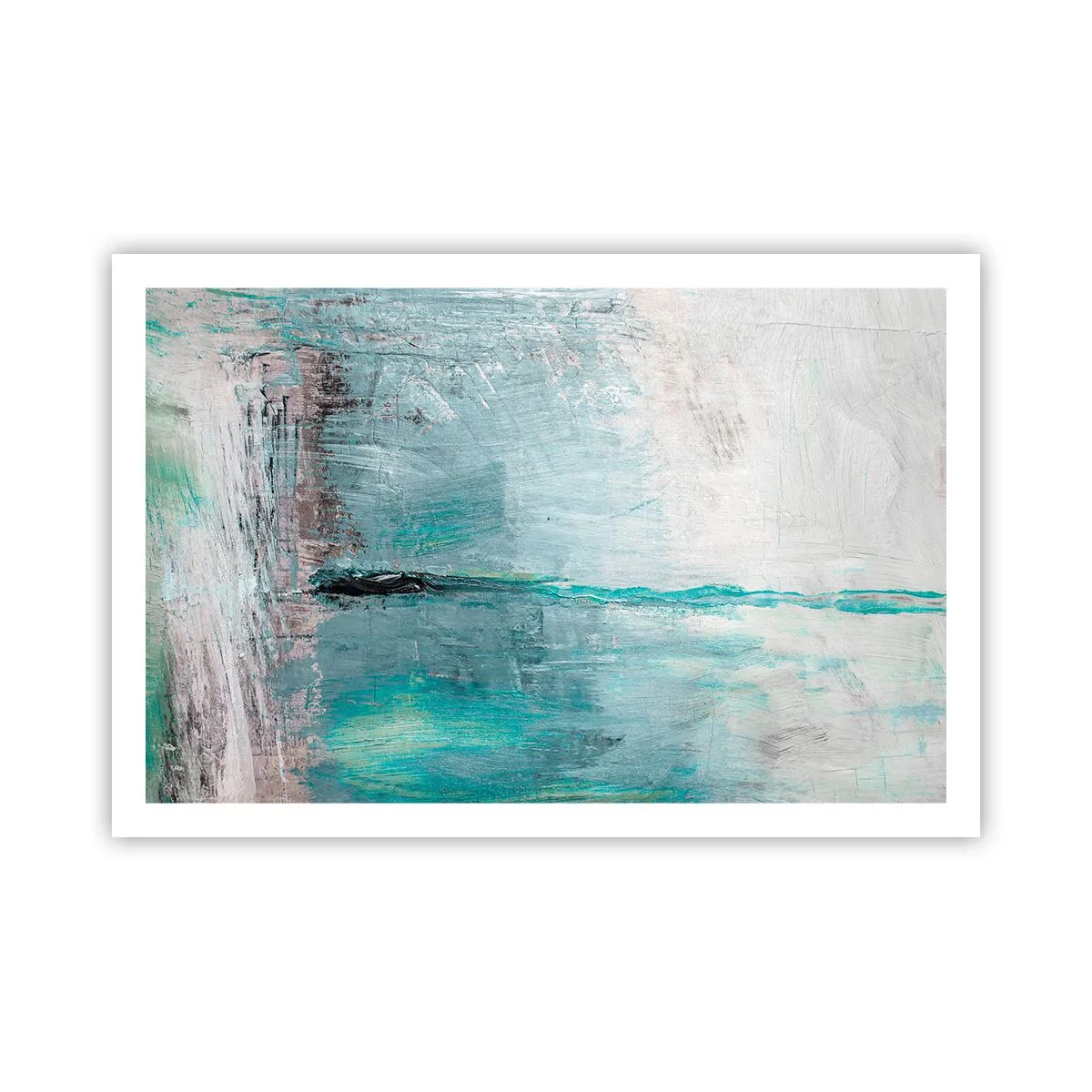 Affisch - Horisontellt i blått - 91x61 cm