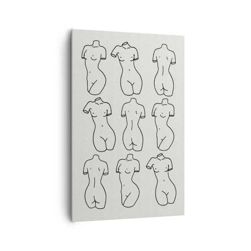 Canvastavla - Bild på duk - Endast Venus - 80x120 cm