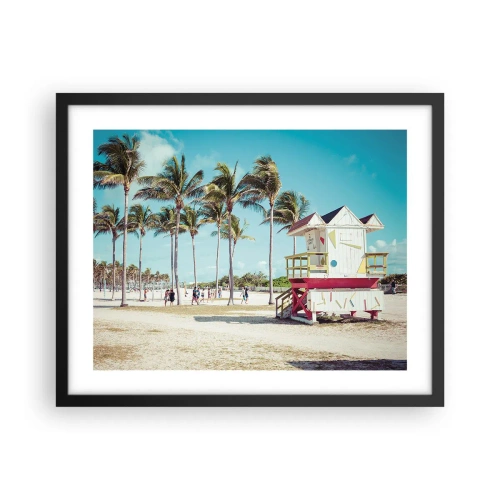 Affisch i svart ram - En vacker dag framför dig - 50x40 cm