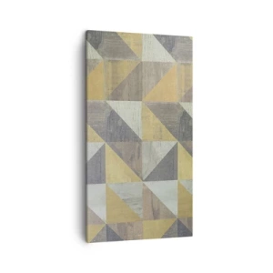 Canvastavla - Bild på duk - Under triangelns vinkel - 45x80 cm