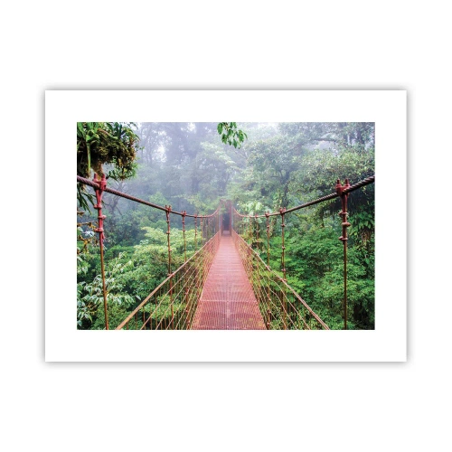 Affisch - Upphängd i trädkronorna - 40x30 cm