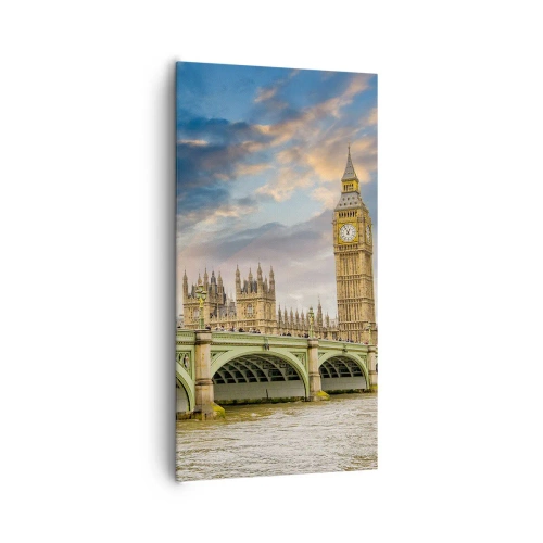 Canvastavla - Bild på duk - Tiden stannade i Imperiet - 65x120 cm