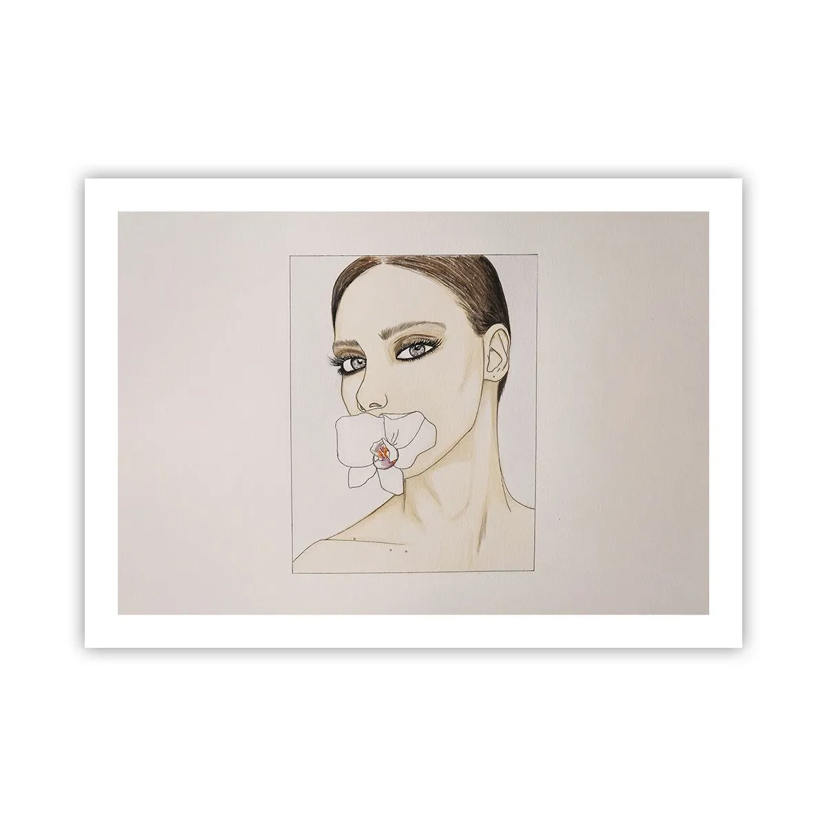 Affisch - Elegansens och skönhetens symbol - 70x50 cm