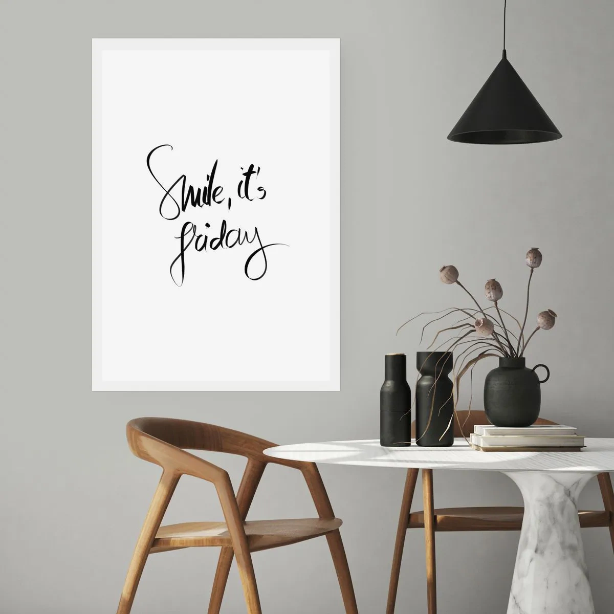 Affisch - Riktig glädje - 70x100 cm