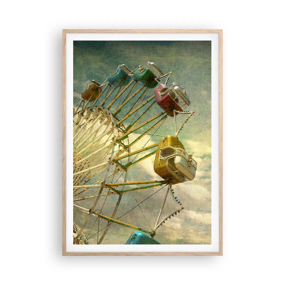 Affisch i ram av ljusek - Kommer att bli, kommer att bli kul.... - 70x100 cm