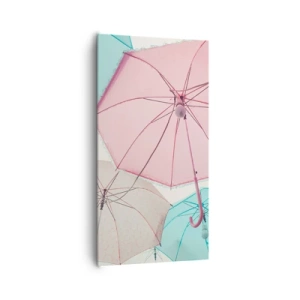 Canvastavla - Bild på duk - Ibland sol, ibland regn - 65x120 cm