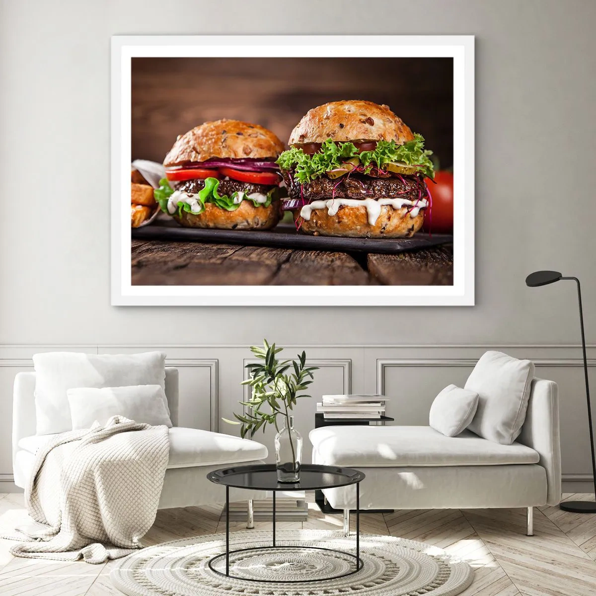 Affisch i vit ram - American dream - 50x40 cm