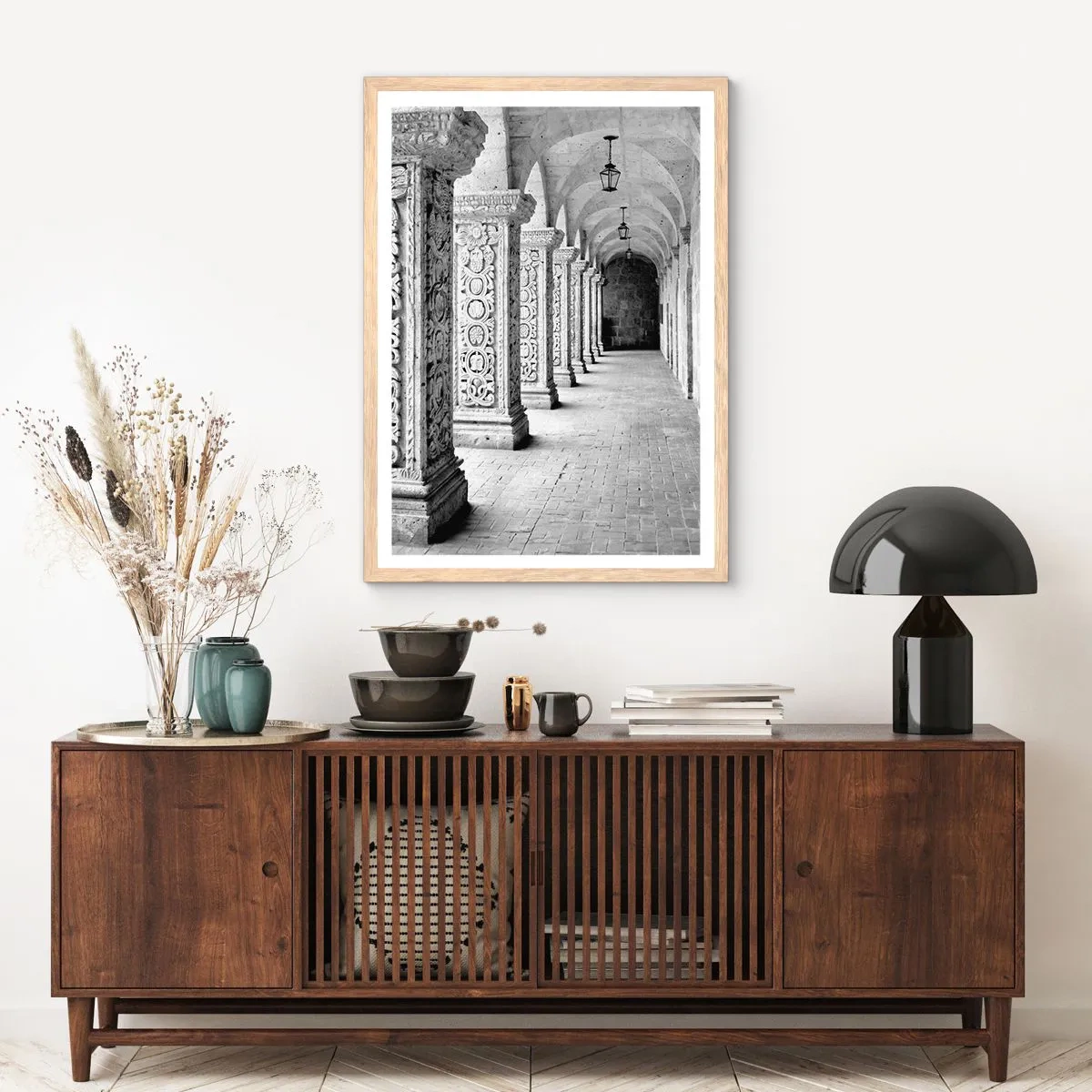 Affisch i ram av ljusek - Och vart tar det vägen? - 30x40 cm