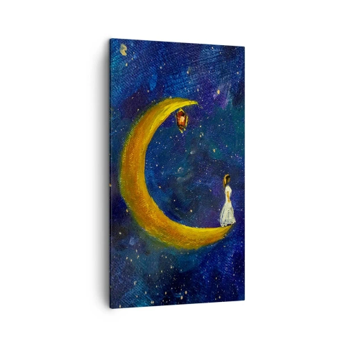 Canvastavla - Bild på duk - Världens skrik - 45x80 cm