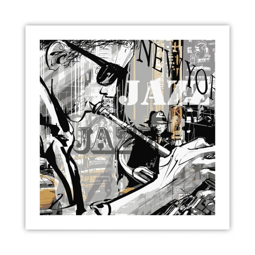 Affisch - I New Yorks rytm - 50x50 cm