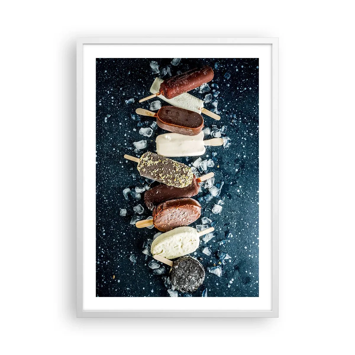 Affisch i vit ram - Smak av varm sommar - 50x70 cm