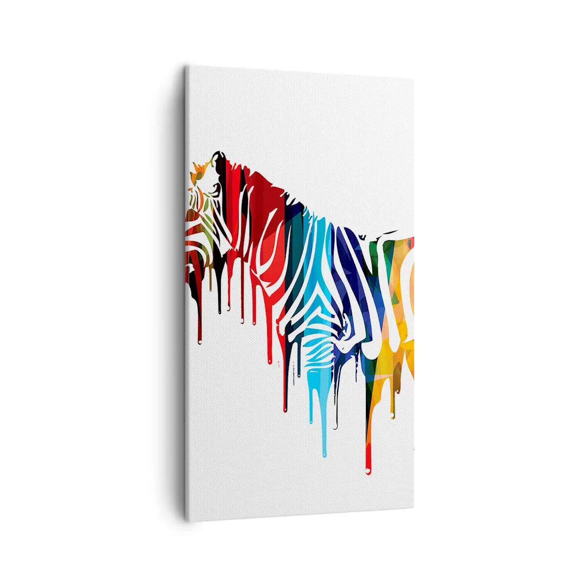 Canvastavla - Bild på duk - Inte bara svart-vitt - 45x80 cm